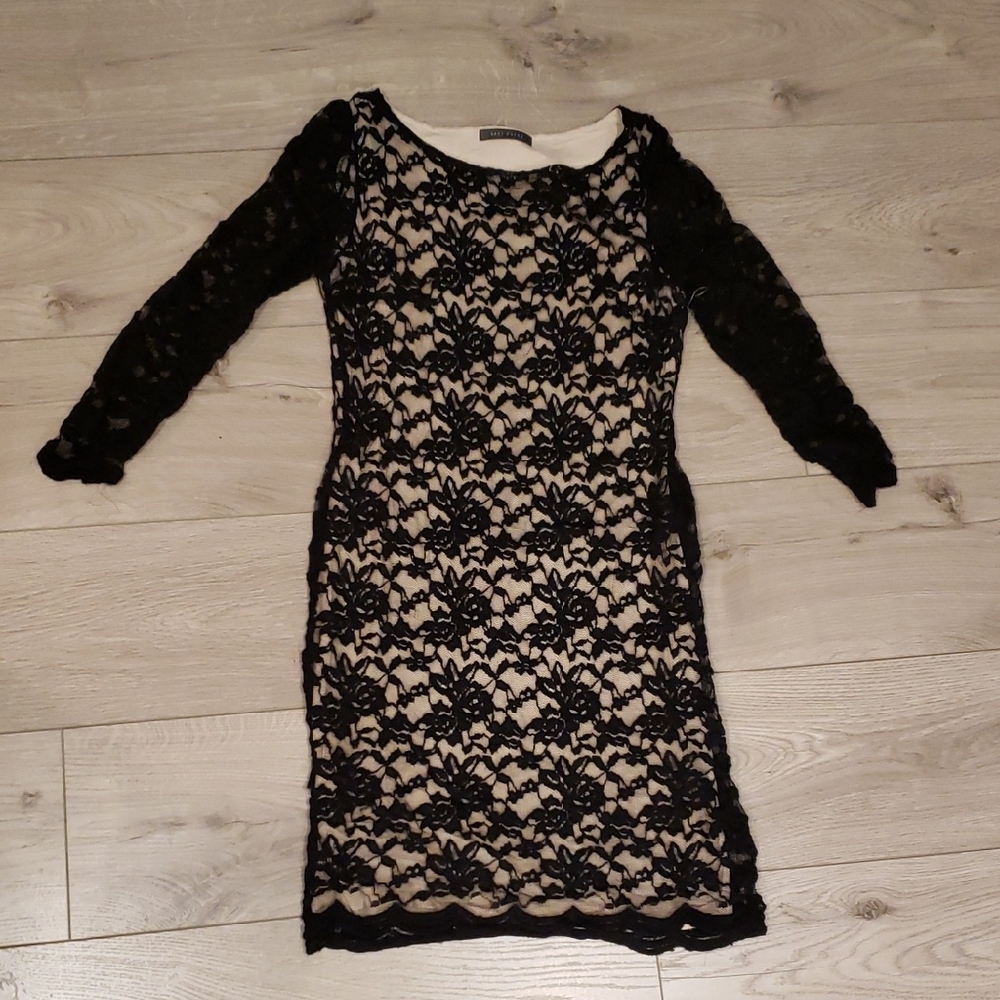 Elegant Black Lace Dress
